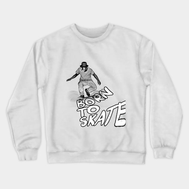 Skateboard Art Design motivational and inspirational quotes Crewneck Sweatshirt by A Floral Letter Capital letter A | Monogram, Sticker